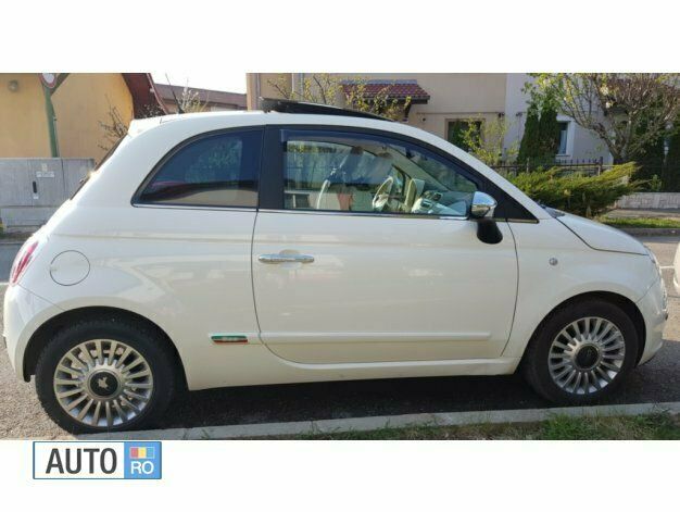 Second-hand Fiat 500 68 CP (50 kW) 2008 Alb Hatchback