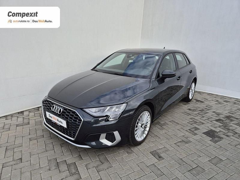Culoarenegru Utilizat 2022 Audi A3 Sportback Advanced Hatchback | 21.490 EUR (Preț bun) - Imagine 1/4