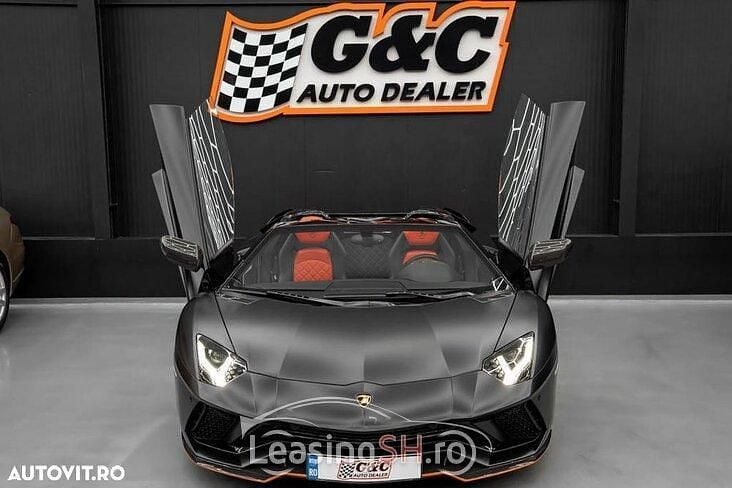 Negru Utilizat 2019 Lamborghini Aventador Cabrio | 434.350 EUR - Imagine 1/4