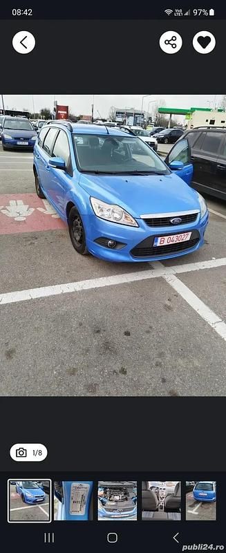 Albastru Utilizat 2009 Ford Focus Break | 2.200 EUR (Preț OK) - Imagine 1/4