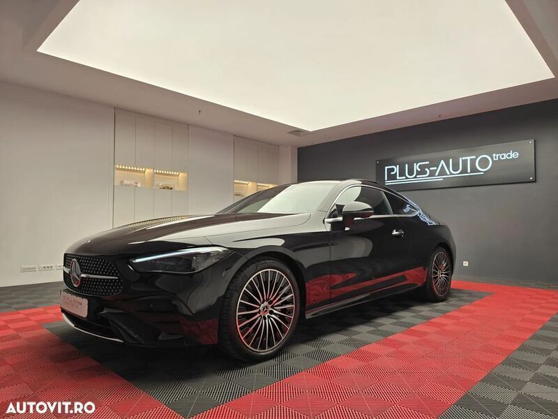 Negru Utilizat 2023 Mercedes CLE200 AMG line Coupe | 49.980 EUR - Imagine 1/4