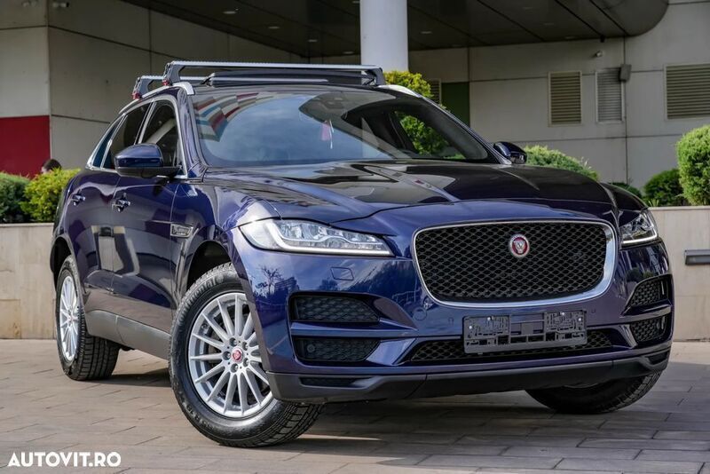 Albastru Utilizat 2020 Jaguar F-Pace SUV | 20.490 EUR - Imagine 1/4
