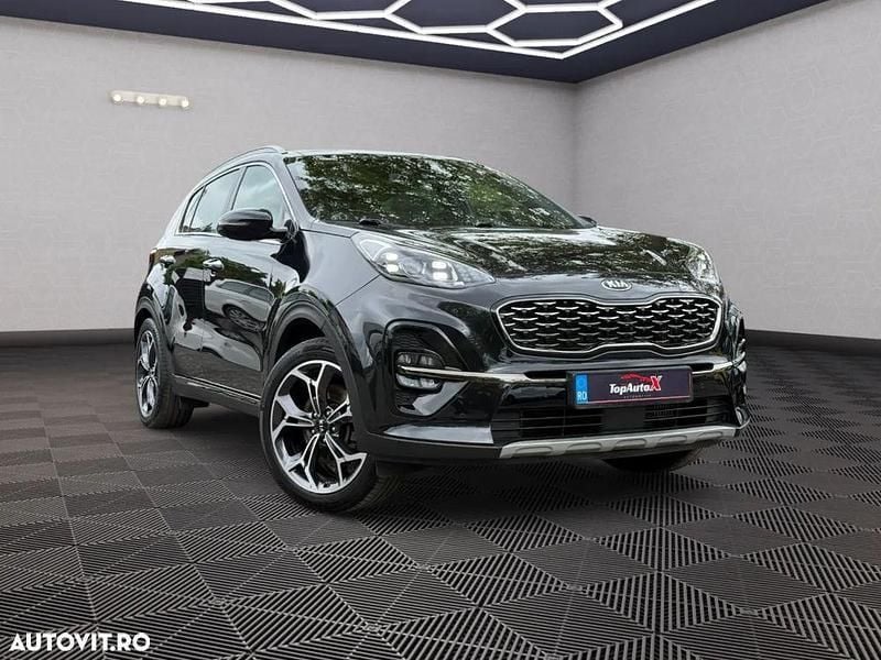 Negru Utilizat 2021 Kia Sportage 4 SUV | 24.999 EUR (Puțin scump) - Imagine 1/4