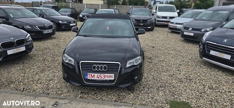 Culoarenegru Utilizat 2010 Audi A3 Cabriolet S-Line Cabrio | 7.990 EUR - Imagine 1/4