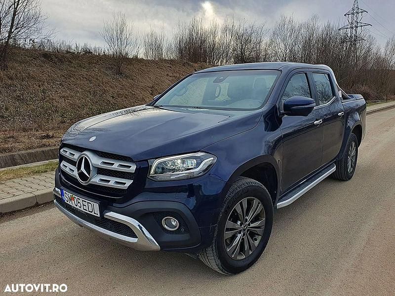Second-hand Mercedes X250 Progressive 190 CP (139 kW) 2017 Culoarealbastru Pickup