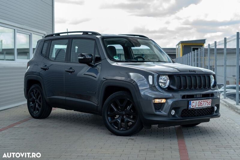 Gri Utilizat 2022 Jeep Renegade Night Eagle SUV | 11.900 EUR - Imagine 1/4