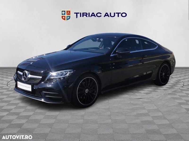 Negru Utilizat 2021 Mercedes C220 Cabrio | 32.500 EUR (Preț OK) - Imagine 1/4