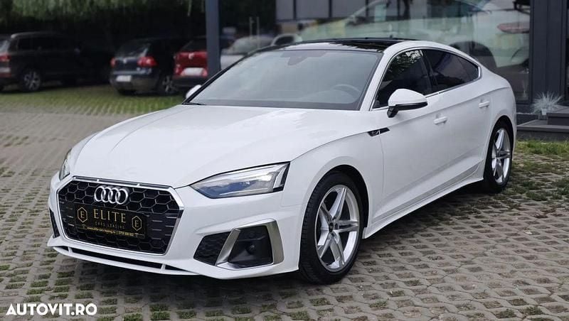 Culoarealb Utilizat 2022 Audi A5 Sportback S-Line Hatchback | 34.740 EUR (Scump) - Imagine 1/4