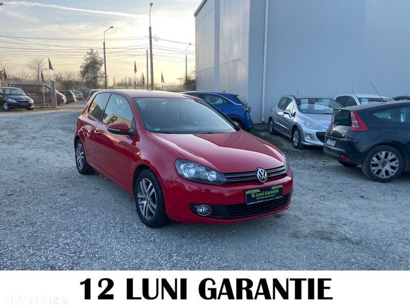 Rosu Utilizat 2010 VW Golf VI Comfortline Coupe | 4.950 EUR (Preț OK) - Imagine 1/4