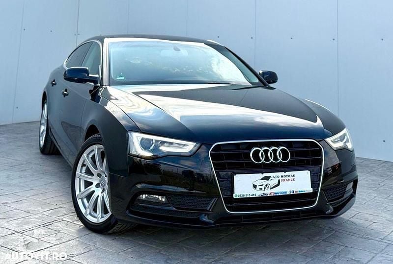 Culoarenegru Utilizat 2012 Audi A5 Sportback Berlinǎ | 9.590 EUR (Super Preț) - Imagine 1/4