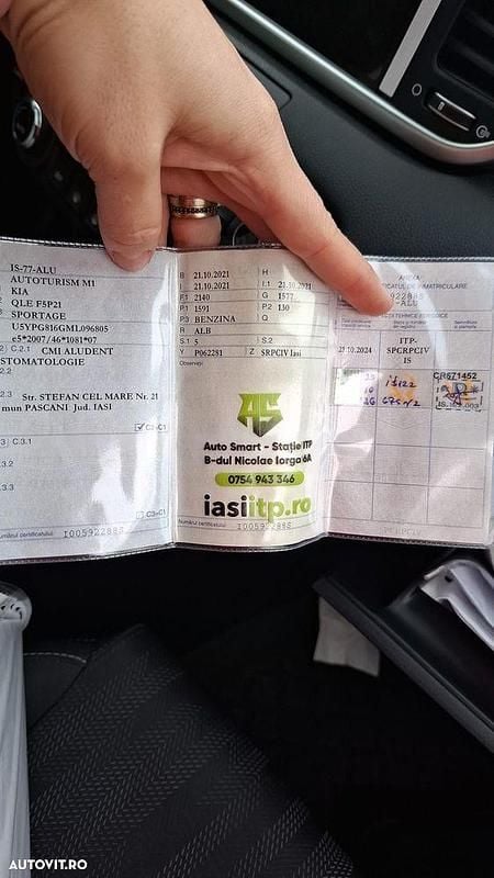 Second-hand Kia Sportage Style 177 CP (130 kW) 2021 Culoarealb SUV