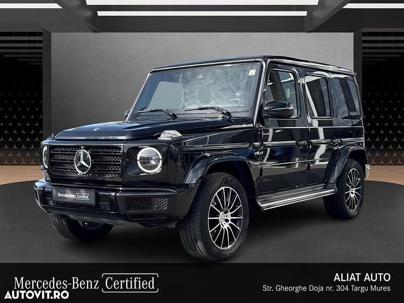 Culoarenegru Utilizat 2021 Mercedes G500 SUV | 119.790 EUR (Super Preț) - Imagine 1/3