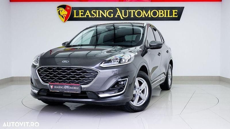 Gri Utilizat 2021 Ford Kuga Vignale SUV | 27.818 EUR - Imagine 1/4