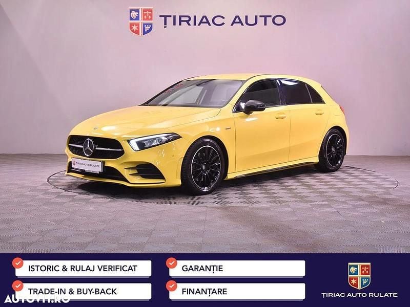 Culoaregalbeuriu Utilizat 2020 Mercedes A220 Hatchback | 26.491 EUR (Preț bun) - Imagine 1/4