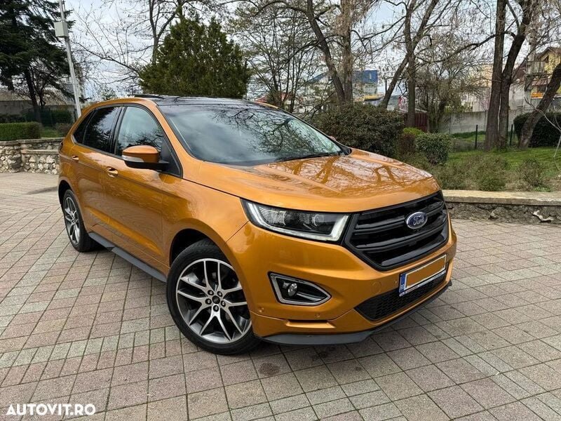 Portocaliu Utilizat 2017 Ford Edge Titanium SUV | 15.500 EUR (Super Preț) - Imagine 1/4