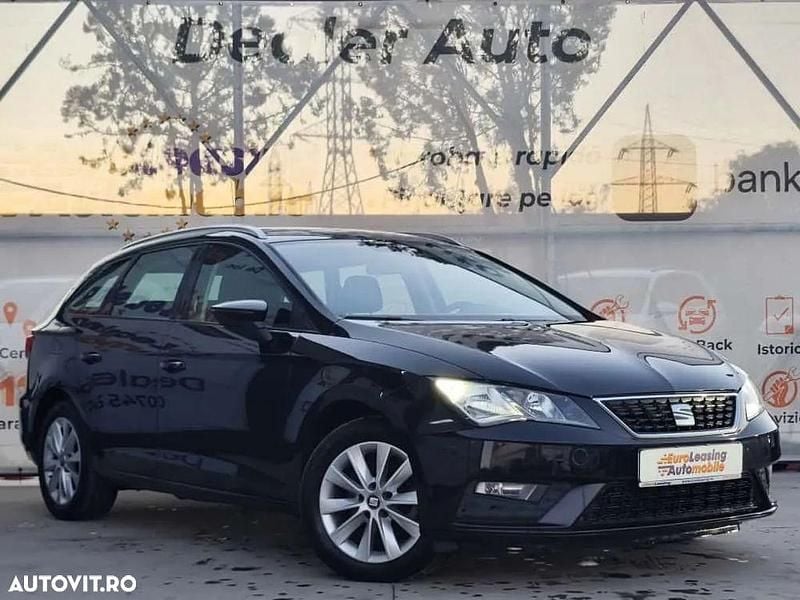 Culoarenegru Utilizat 2019 Seat Leon Break | 9.990 EUR (Super Preț) - Imagine 1/4