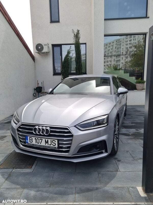 Argint Utilizat 2017 Audi A5 Sportback Hatchback | 22.000 EUR (Preț OK) - Imagine 1/4