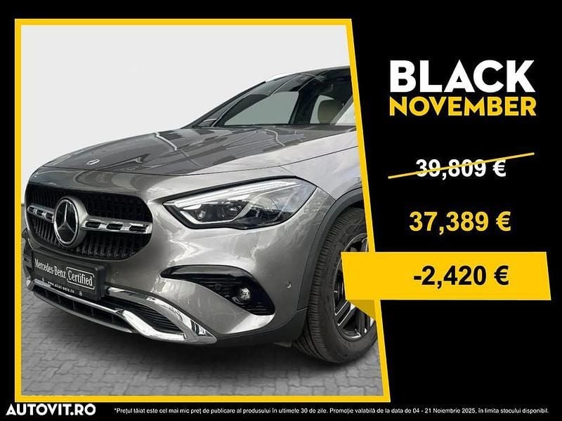 Gri Utilizat 2023 Mercedes GLA200 SUV | 37.389 EUR (Preț OK) - Imagine 1/3