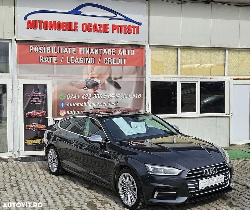 Gri Utilizat 2019 Audi A5 Sportback Advanced Berlinǎ | 24.805 EUR (Preț OK) - Imagine 1/4