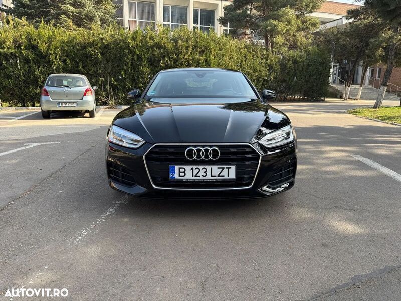 Negru Utilizat 2018 Audi A5 Sportback Sport Hatchback | 19.650 EUR (Preț bun) - Imagine 1/4