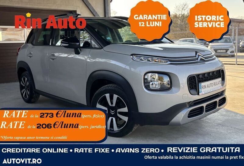 Gri Utilizat 2021 Citroën C3 Aircross Shine SUV | 10.990 EUR (Super Preț) - Imagine 1/4