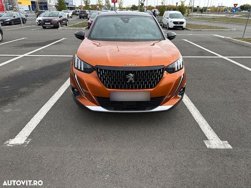 Culoareportocaliu Utilizat 2022 Peugeot 2008 GT-line SUV | 19.800 EUR (Puțin scump) - Imagine 1/4