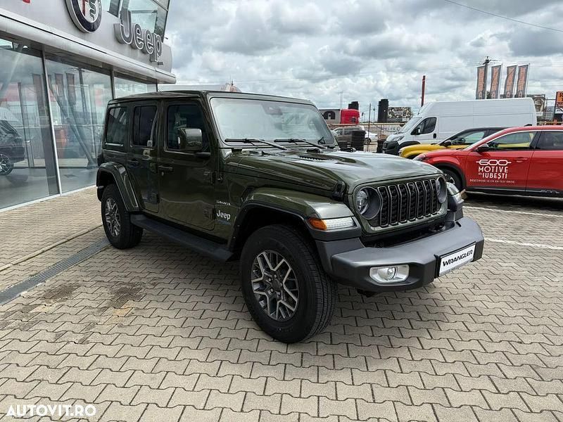 Second-hand Jeep Wrangler Unlimited Sahara 272 CP (200 kW) 2024 Culoareverde SUV