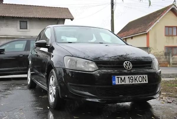 Negru Utilizat 2009 VW Polo Hatchback | 3.400 EUR (Preț OK) - Imagine 1/4