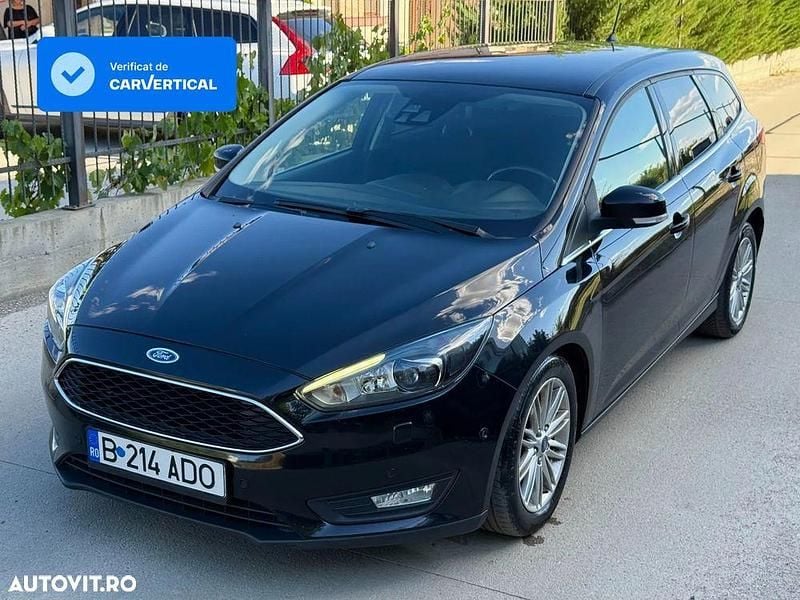 Culoarenegru Utilizat 2017 Ford Focus Titanium Break | 6.900 EUR (Super Preț) - Imagine 1/4