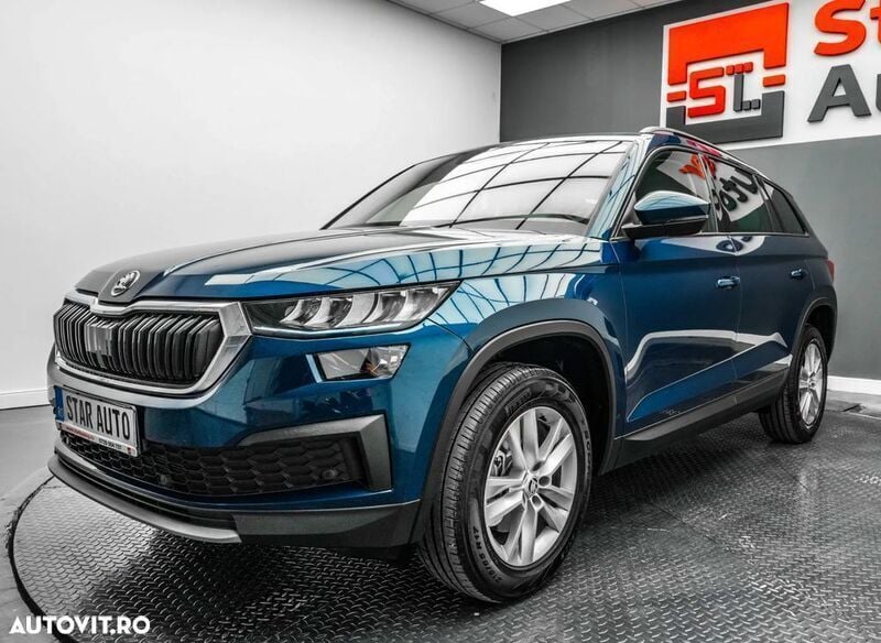 Albastru Utilizat 2022 Skoda Kodiaq Style SUV | 22.990 EUR (Preț bun) - Imagine 1/4