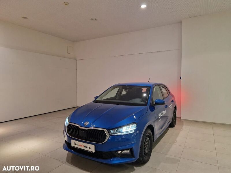 Albastru Utilizat 2024 Skoda Fabia Selection Hatchback | 19.950 EUR - Imagine 1/4
