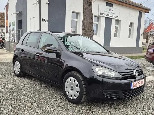 Negru Utilizat 2009 VW Golf VI Hatchback | 4.899 EUR - Imagine 1/4
