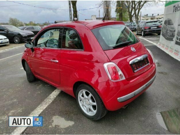 Second-hand Fiat 500 70 CP (51 kW) 2009 Rosu Hatchback