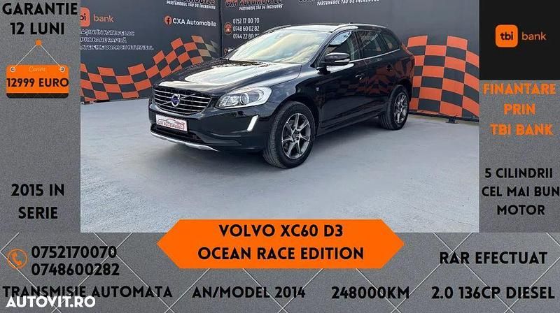 Culoarenegru Utilizat 2015 Volvo XC60 Ocean Race SUV | 12.999 EUR (Preț bun) - Imagine 1/4