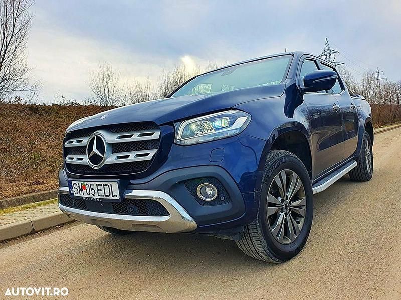 Second-hand Mercedes X250 Progressive 190 CP (139 kW) 2017 Culoarealbastru Pickup