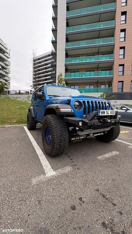 Culoarealbastru Utilizat 2022 Jeep Wrangler Unlimited Rubicon SUV | 84.999 EUR - Imagine 1/4