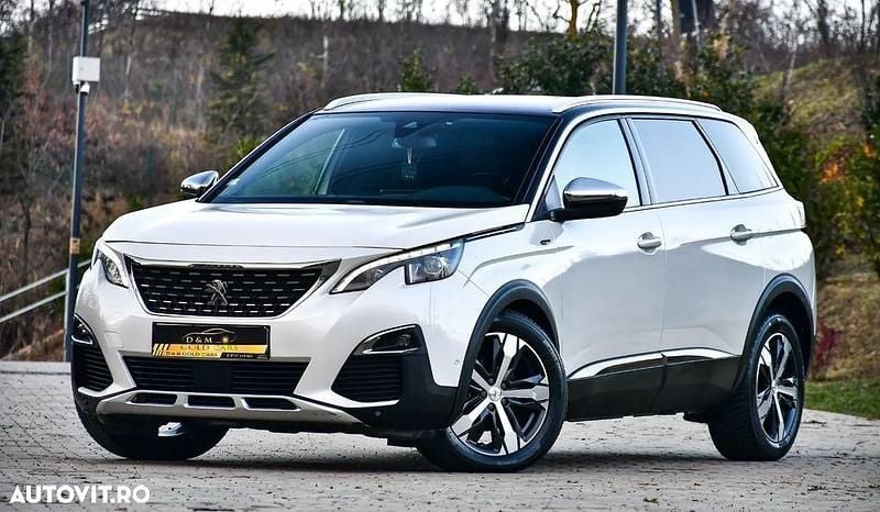 Culoarealb Utilizat 2017 Peugeot 5008 GT Monovolum | 16.990 EUR (Scump) - Imagine 1/4