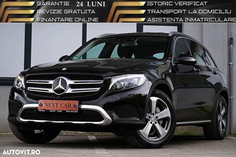 Culoarenegru Utilizat 2017 Mercedes GLC250 AMG line SUV | 22.550 EUR (Preț bun) - Imagine 1/4