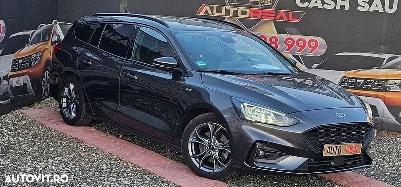 Gri Utilizat 2020 Ford Focus ST-Line Break | 9.490 EUR (Preț bun) - Imagine 1/4