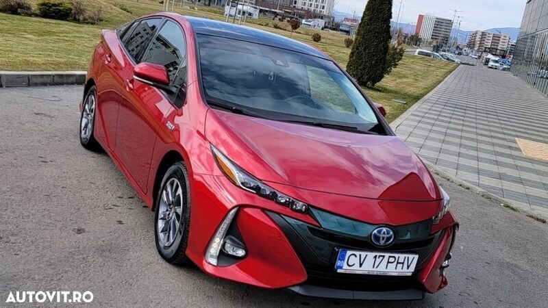 Rosu Utilizat 2017 Toyota Prius Hatchback | 19.999 EUR - Imagine 1/4