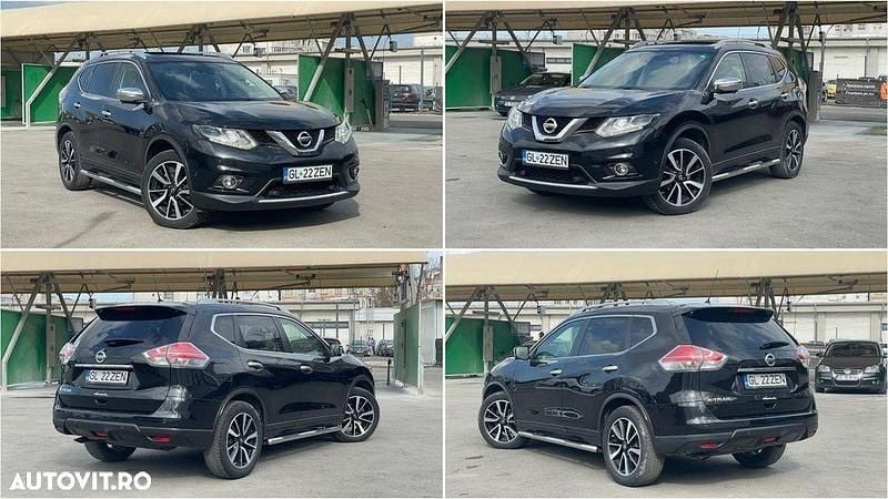 Culoarenegru Utilizat 2015 Nissan X-Trail Tekna SUV | 9.000 EUR (Preț bun) - Imagine 1/4
