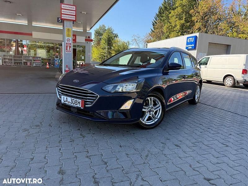 Culoarealbastru Utilizat 2021 Ford Focus Business Edition Break | 8.399 EUR - Imagine 1/4