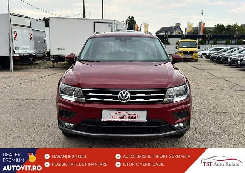 Rosu Utilizat 2021 VW Tiguan Allspace Elegance SUV | 23.837 EUR (Preț OK) - Imagine 1/4