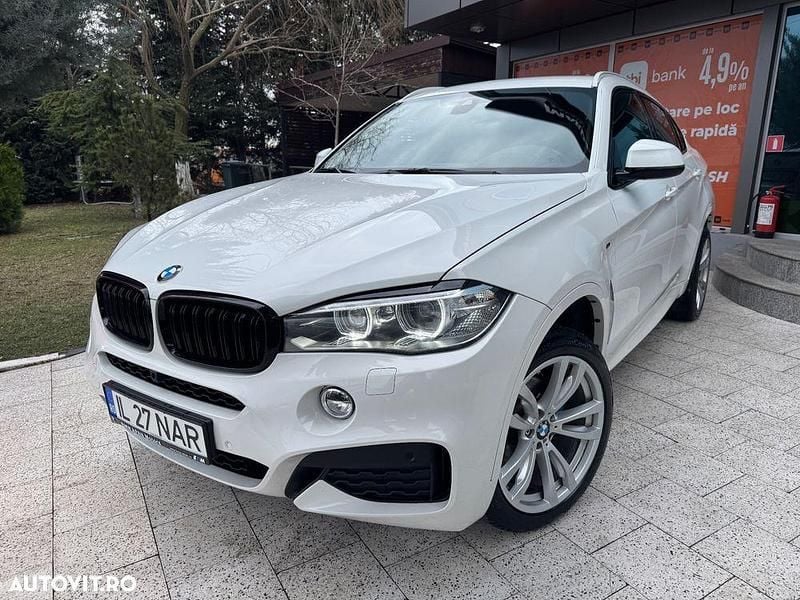 Second-hand BMW X6 258 CP (189 kW) 2015 Culoarealb SUV