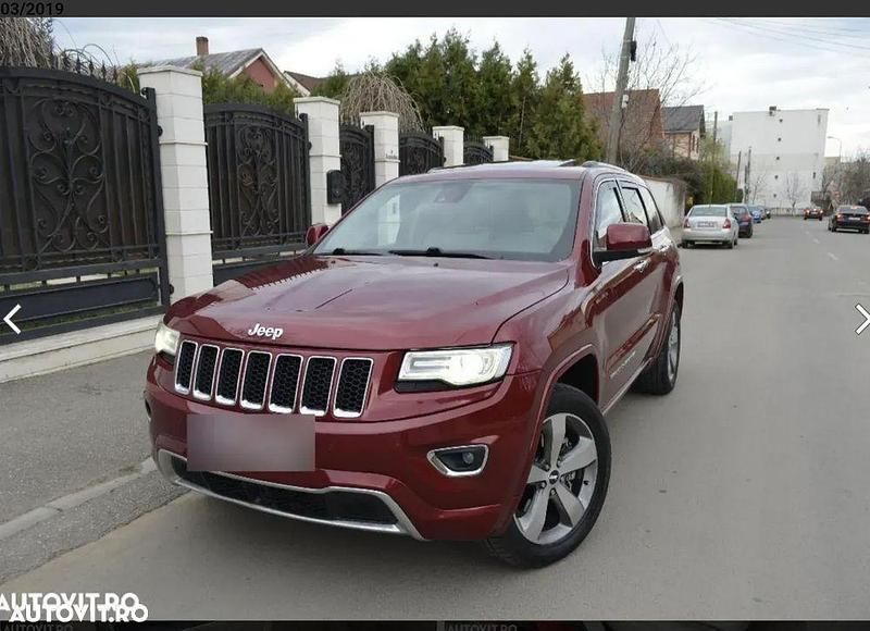 Rosu Utilizat 2014 Jeep Grand Cherokee Overland SUV | 12.000 EUR (Preț bun) - Imagine 1/4