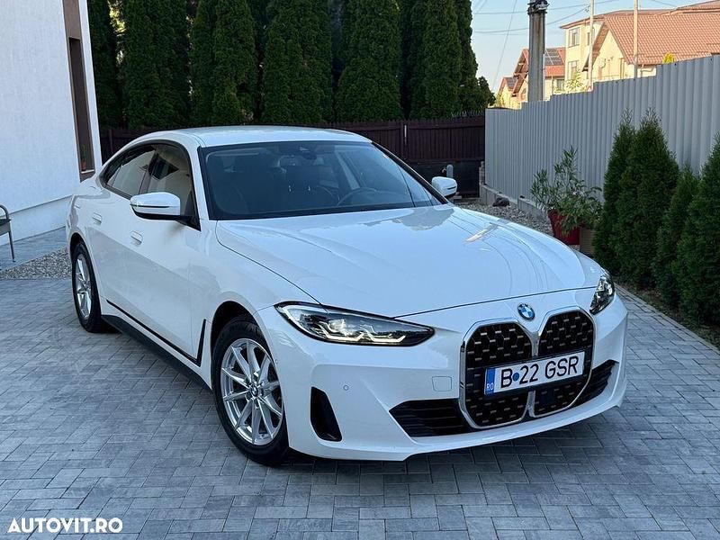 Culoarealb Utilizat 2022 BMW 420 Gran Coupé Sport Line Coupe | 34.900 EUR (Preț OK) - Imagine 1/4