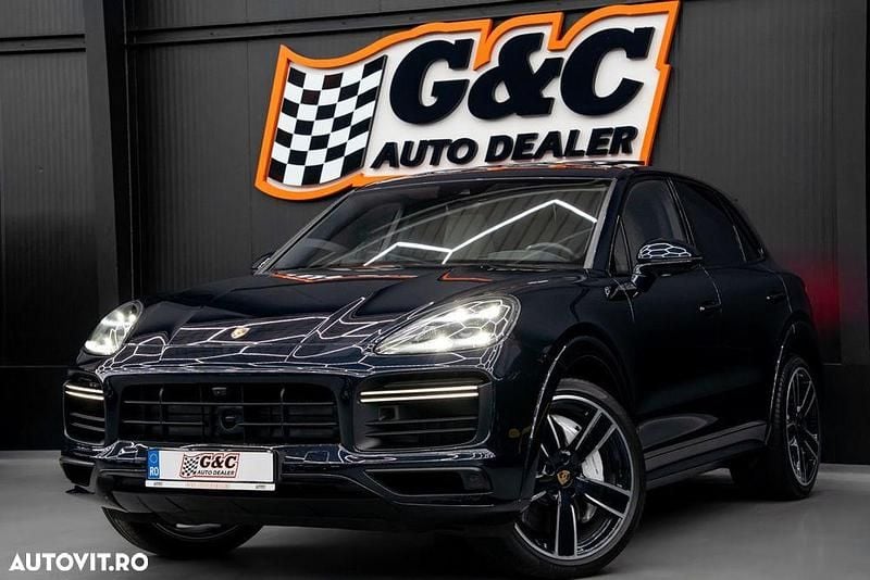 Culoarealbastru Utilizat 2019 Porsche Cayenne Turbo SUV | 69.900 EUR - Imagine 1/4