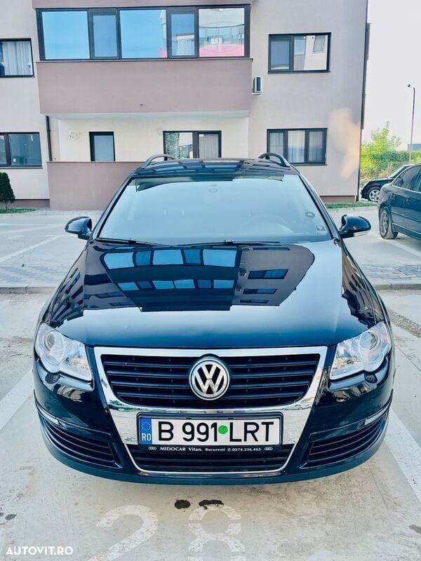 Negru Utilizat 2008 VW Passat Sportline Break | 3.400 EUR (Preț OK) - Imagine 1/4