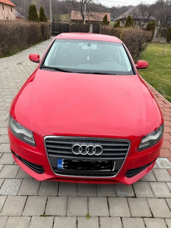 Rosu Utilizat 2011 Audi A4 Berlinǎ | 6.000 EUR (Preț bun) - Imagine 1/4