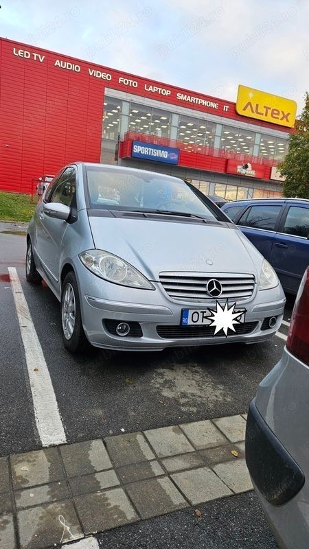 Argintiu Utilizat 2005 Mercedes A170 Hatchback | 2.300 EUR - Imagine 1/4
